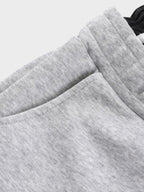 Wide-Leg Cotton Joggers with Side Stripe Panels