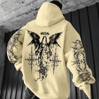 Men’s 3D Angel Wings Print Hoodie