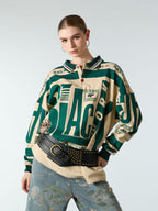 Retro Typography Polo T-Shirt