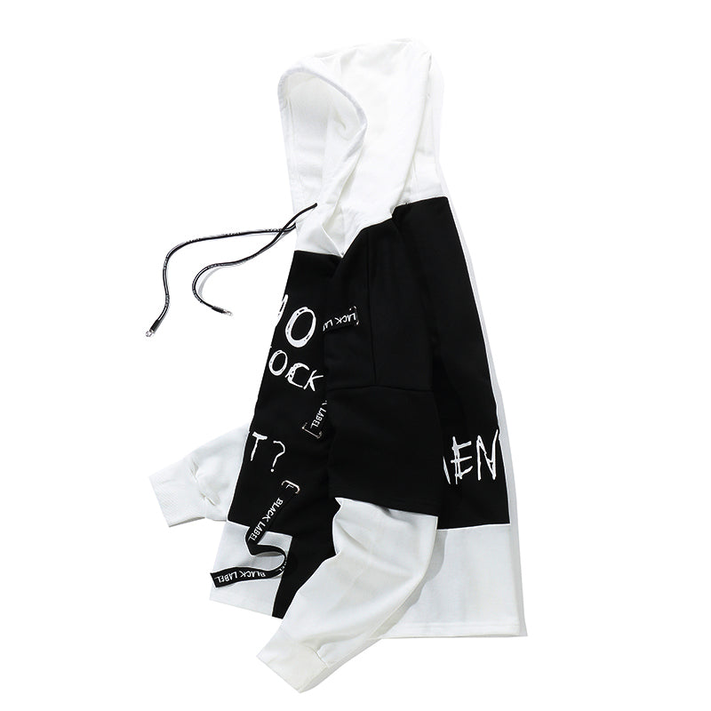 Men’s Oversized Graffiti Hoodie