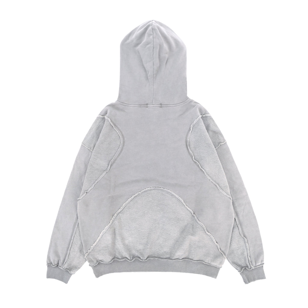 Washed Hoodie | Panelled Streetwear Pullover