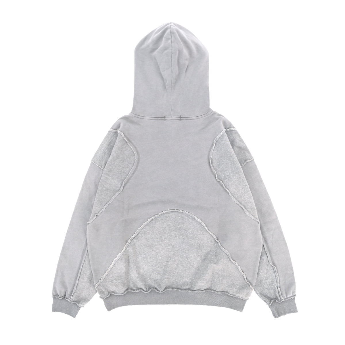 Washed Hoodie | Panelled Streetwear Pullover