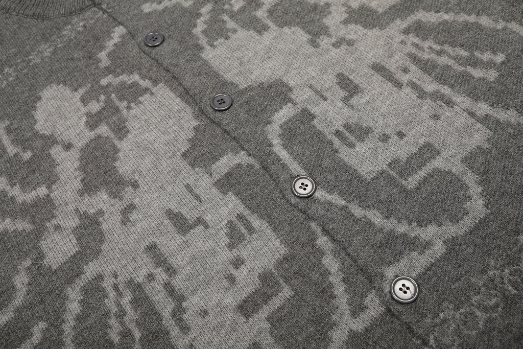 Cyclist Graphic | Knit Retro Cardigan - Drenn