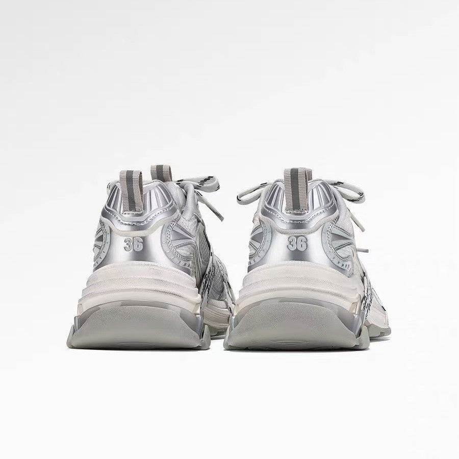 Unisex Retro Chunky High-Top Platform Sneakers