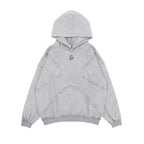 Washed Hoodie | Panelled Streetwear Pullover