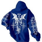 Men’s 3D Angel Wings Print Hoodie