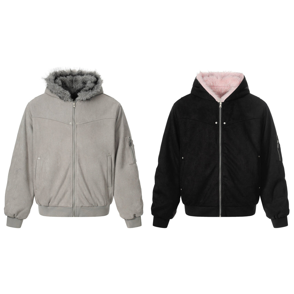 Reversible Fur | Winter Hooded Jacket - Drenn