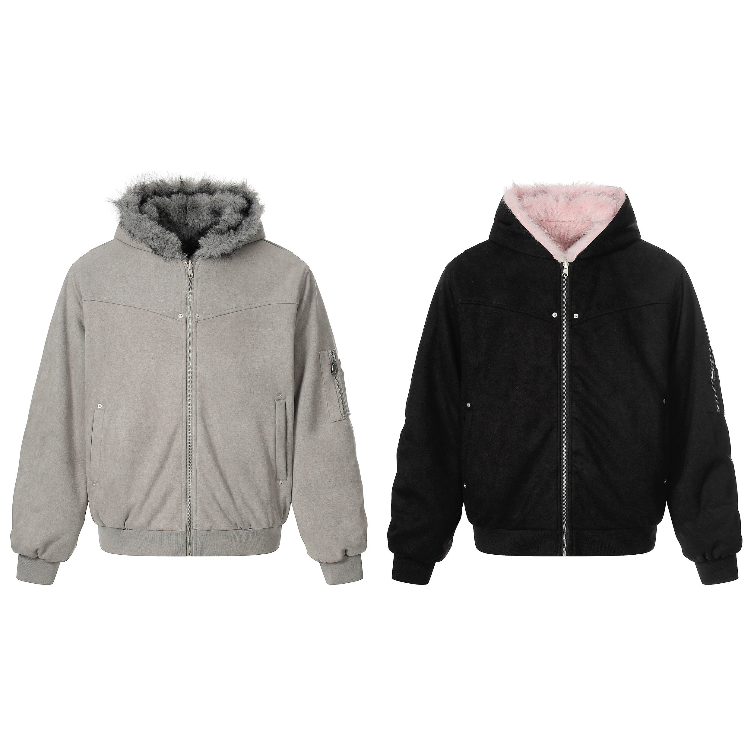 Reversible Fur | Winter Hooded Jacket - Drenn