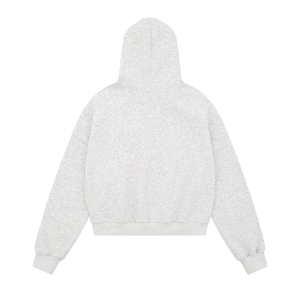 STELLAR | Rhinestone Script Zip Hoodie - Drenn