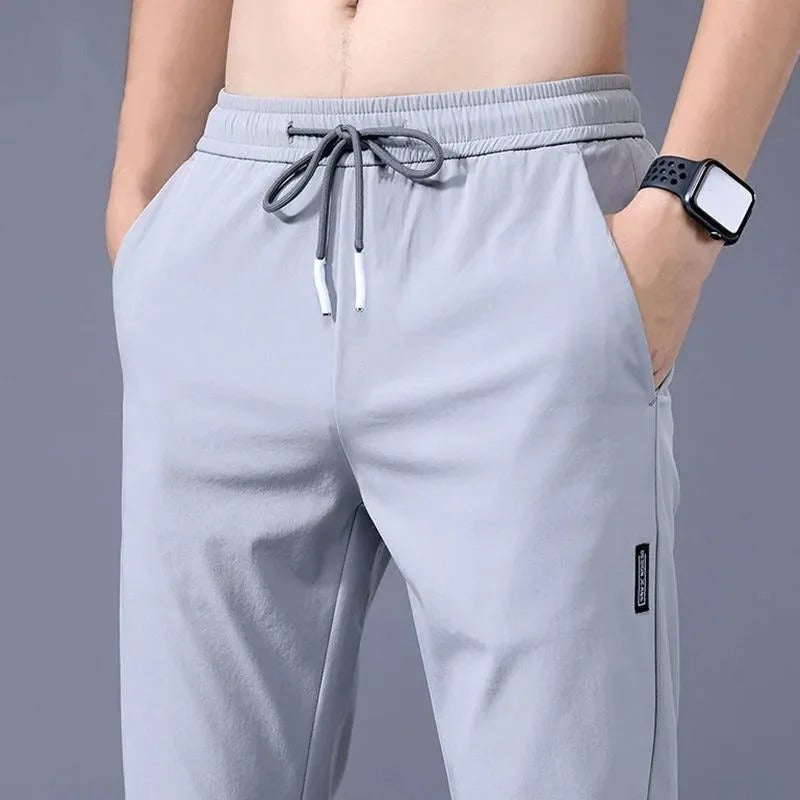 Men's Sporty Joggers with Drawstring