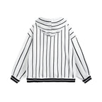 Hooded Striped Streetwear Jacket