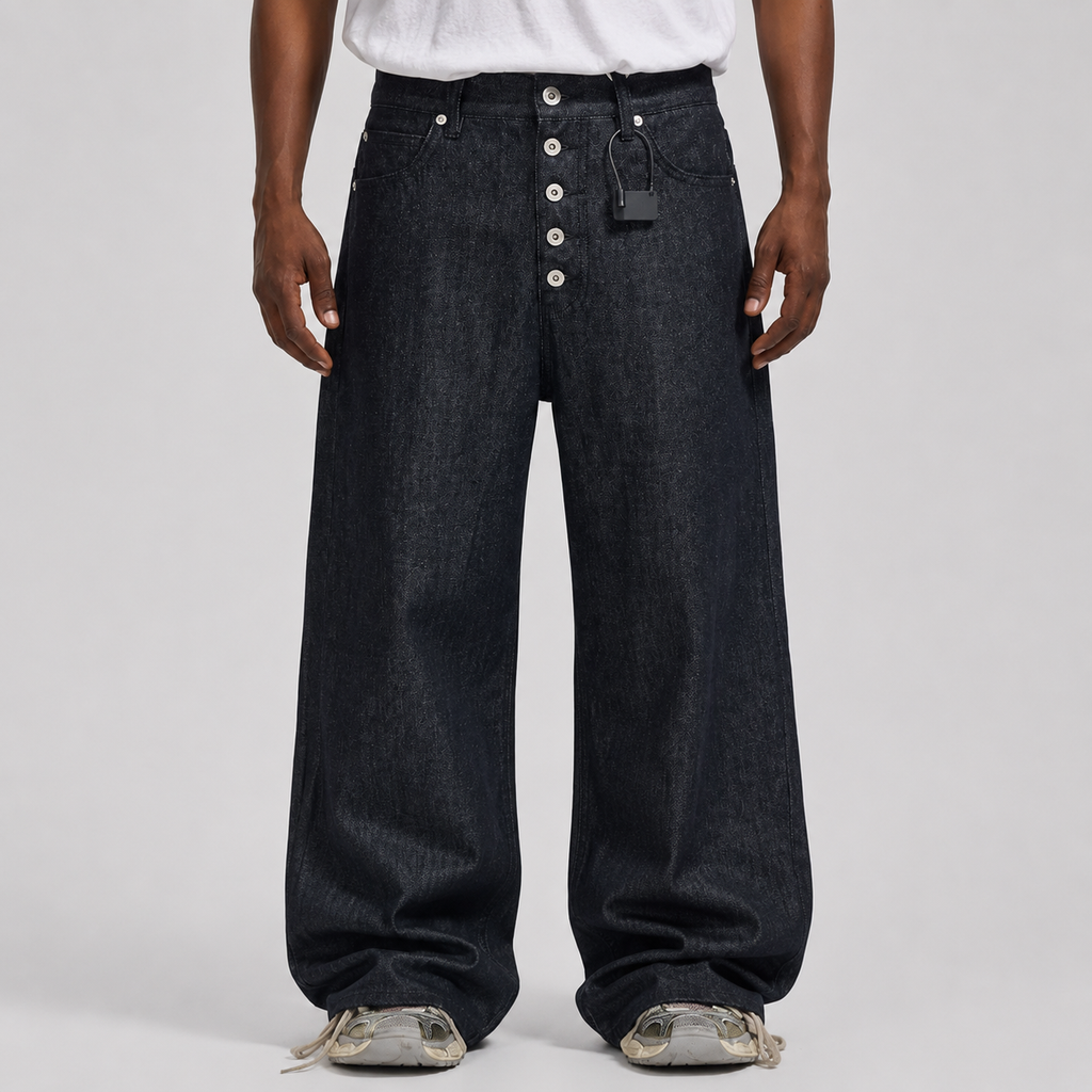 Scimitar 3D Baggy Original Denim Straight Jeans - Drenn