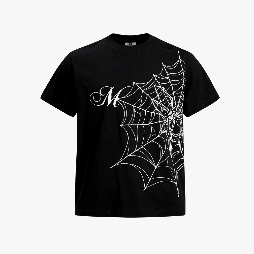 Spider Web Graphic T-Shirt - Drenn