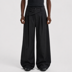 Pleated Belted Machete Track Pants - Drenn