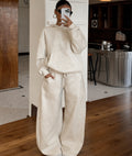 Women's Hoodie and Wide-Leg Pants Set
