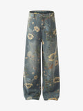 Vaqueros carpenter con estampado floral