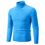 Men’s Slim Fit Turtleneck Sweater – Warm Anti-Pilling Winter Pullover