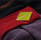 Color block corduroy jogger pants
