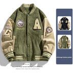 Men's Embroidered Varsity/Baseball Bomber Jacket