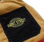 Color block corduroy jogger pants