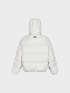 Quilted Puffer Jacket with Removable Hood