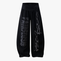 Dark Street Letter Flame Sweatpants - Drenn
