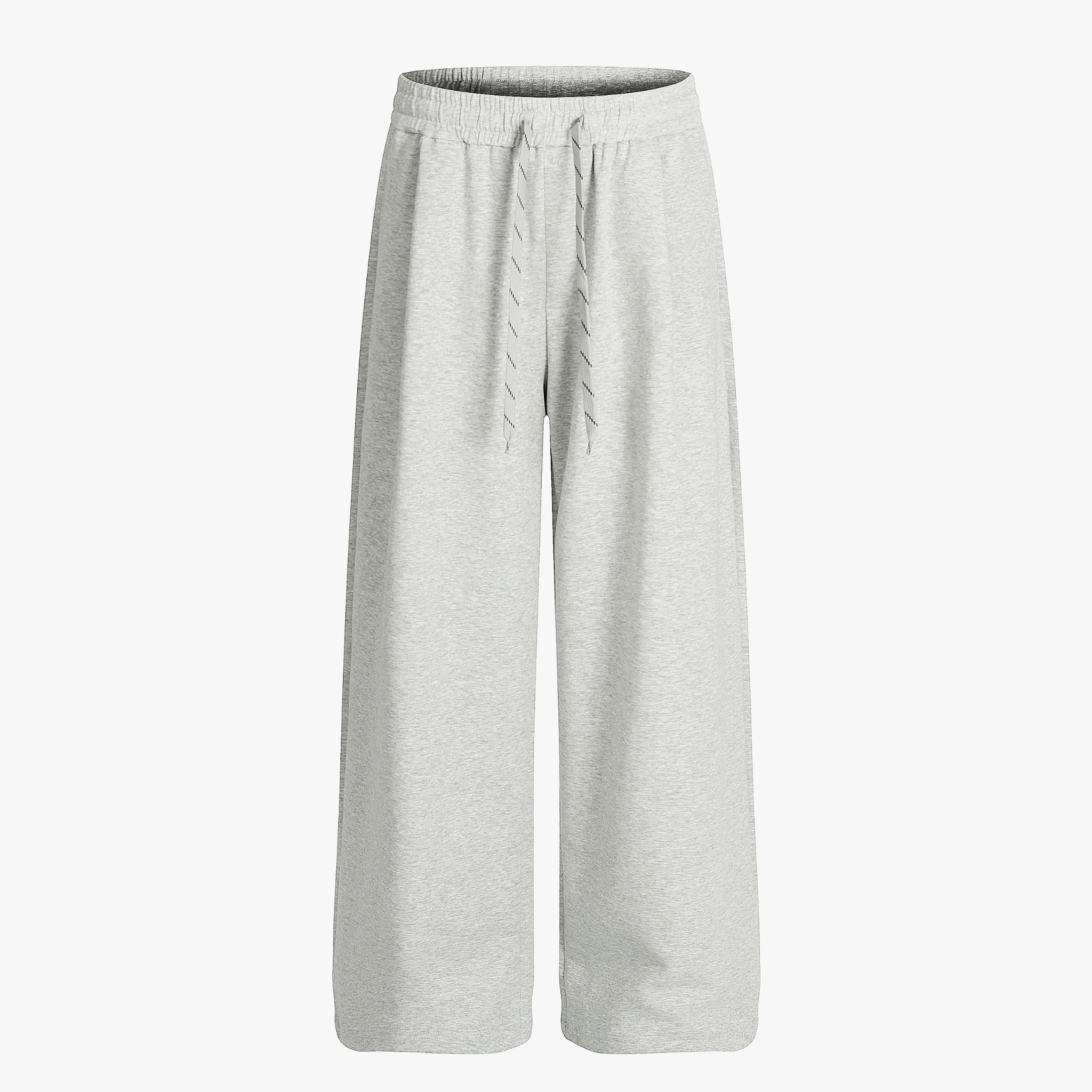 Drawstring Wide Leg Relaxed Sweatpants - Drenn