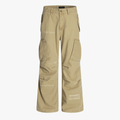 Cotton Hole Patch Pleated Multi-Pocket Cargo Casual Pants - Drenn