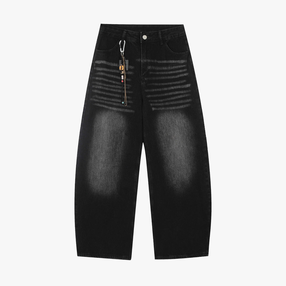 Vintage Embroidered Cross Washed Scimitar Jeans - Drenn