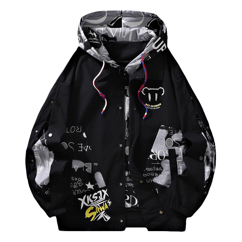 Urban Stitch Detail Hooded Jacket