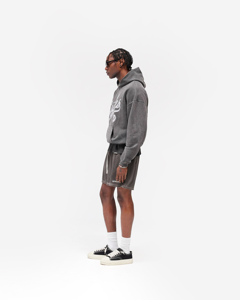 Drenn Vintage Grey Philadelphia Eagles Graphic Hoodie