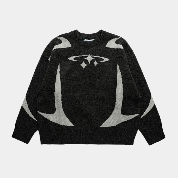 Luźny sweter w stylu streetwear