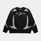 Luźny sweter w stylu streetwear