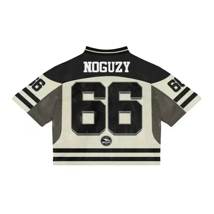 Uniseksowa koszulka piłkarska z siateczki z nadrukiem graficznym