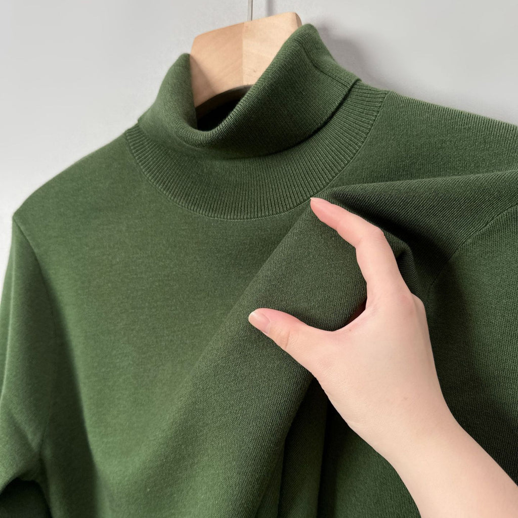 Men’s Slim Fit Turtleneck Sweater | Anti-Pilling Knitted Winter Pullover