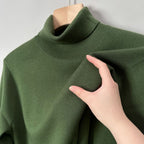 Men’s Slim Fit Turtleneck Sweater | Anti-Pilling Knitted Winter Pullover