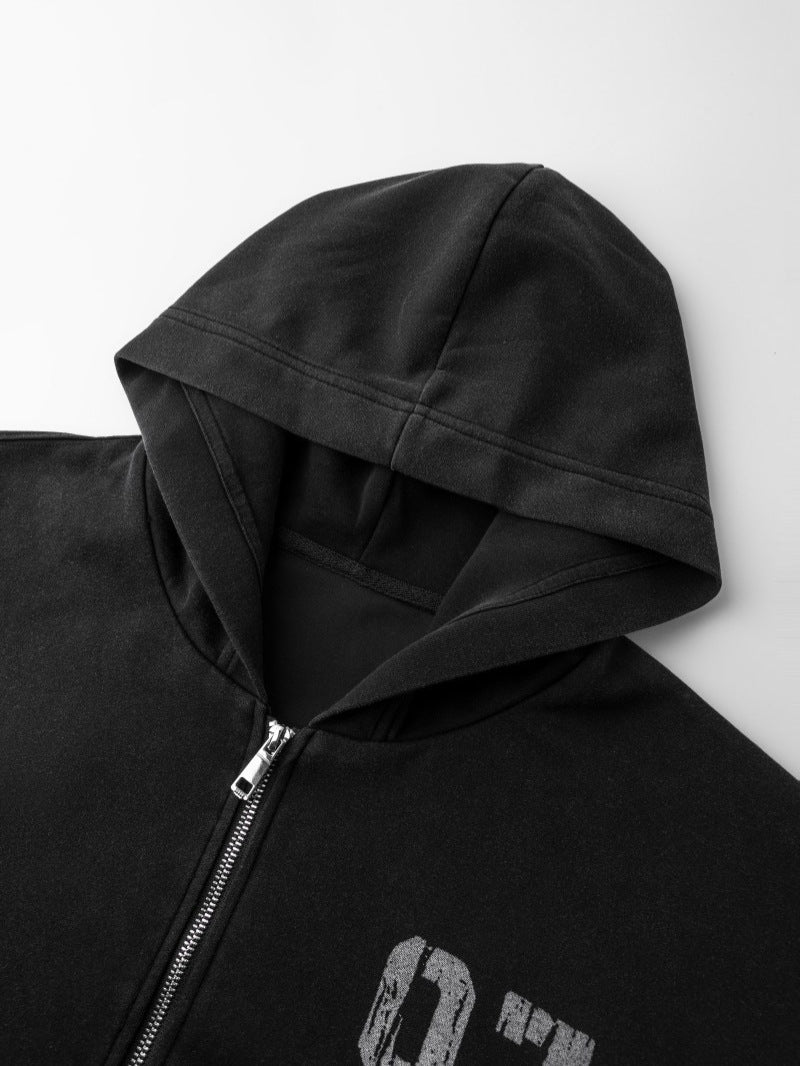 Gothic Tree Graphic Oversized Hoodie - Drenn