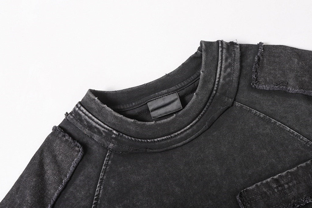 Exposed Seam Washed T Shirt - Drenn