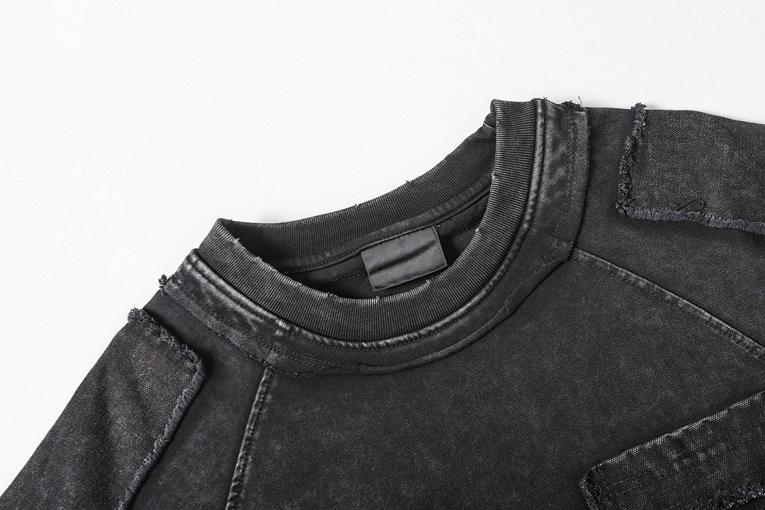 Exposed Seam Washed T Shirt - Drenn