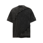 Panel Cotton Stitch T-Shirt - Drenn
