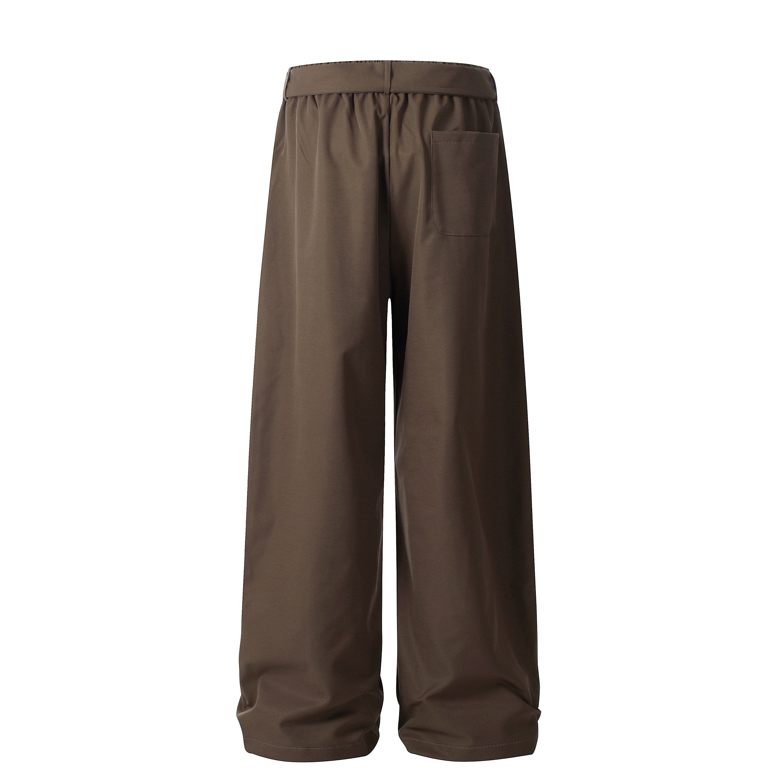 Pleated Belted Machete Track Pants - Drenn