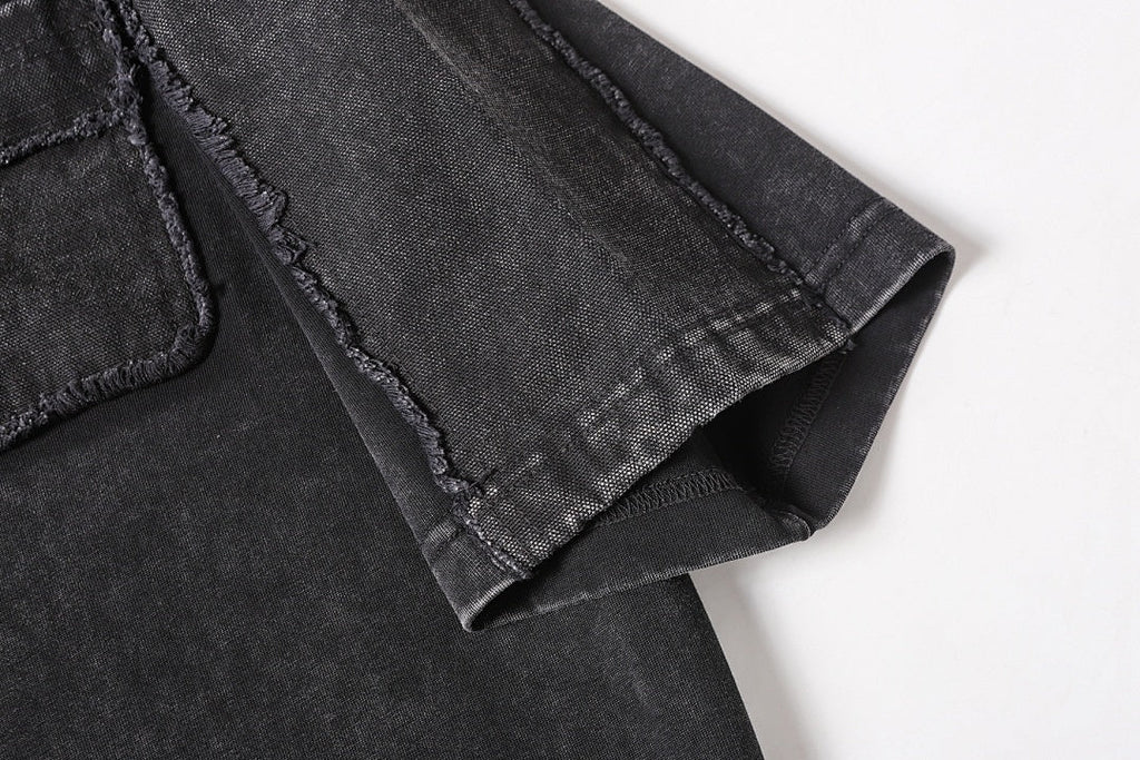 Exposed Seam Washed T Shirt - Drenn