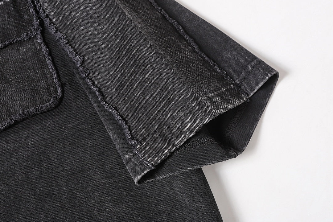Exposed Seam Washed T Shirt - Drenn