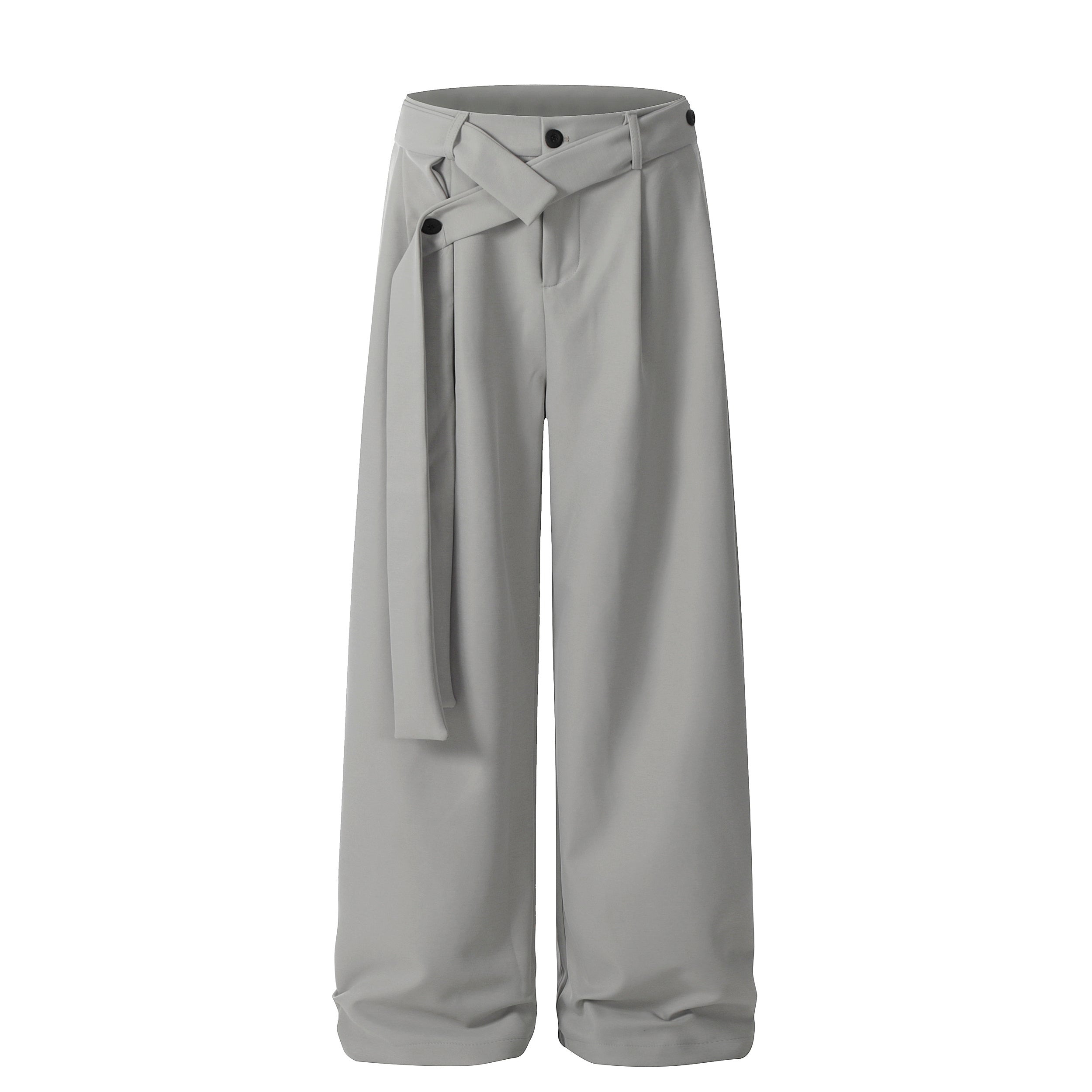 Pleated Belted Machete Track Pants - Drenn