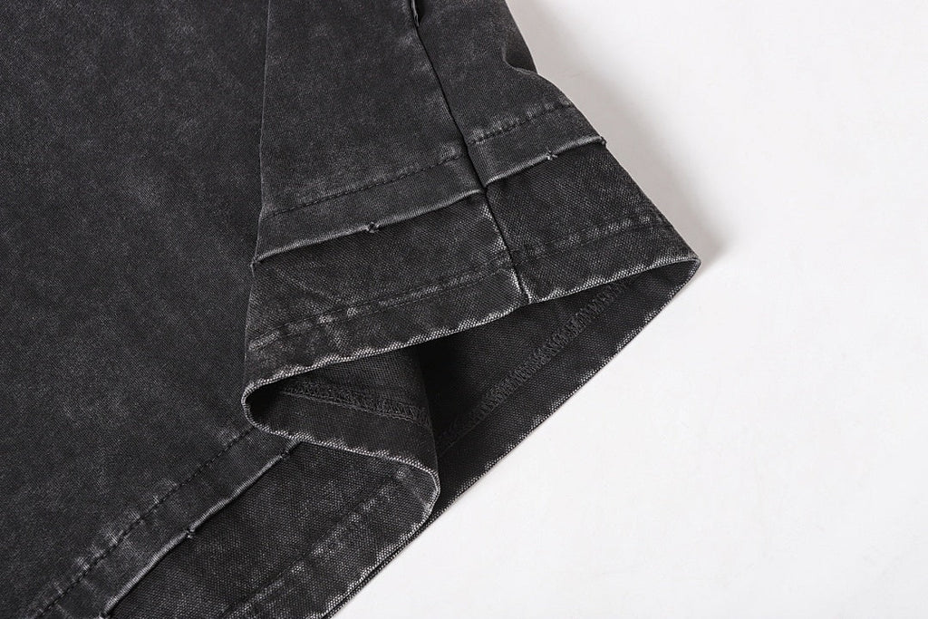 Exposed Seam Washed T Shirt - Drenn