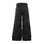 High Street Functional Structured Design Tie-Dye Baggy Jeans - Drenn