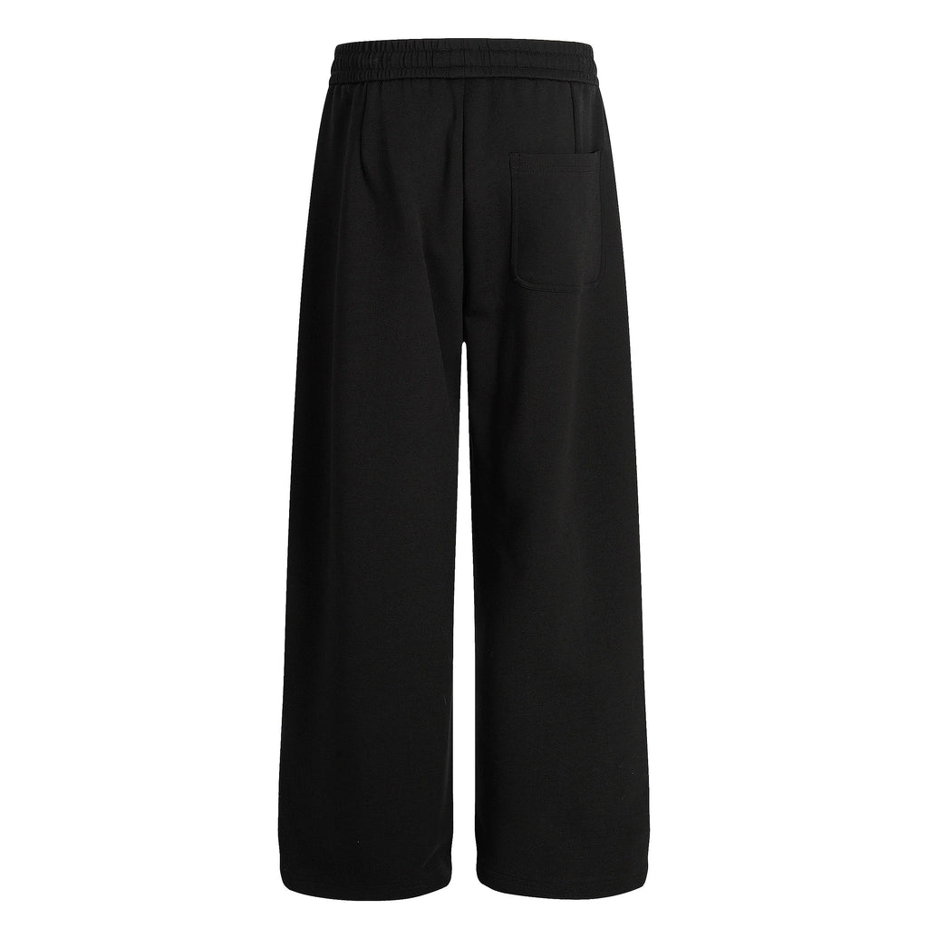 Drawstring Wide Leg Relaxed Sweatpants - Drenn
