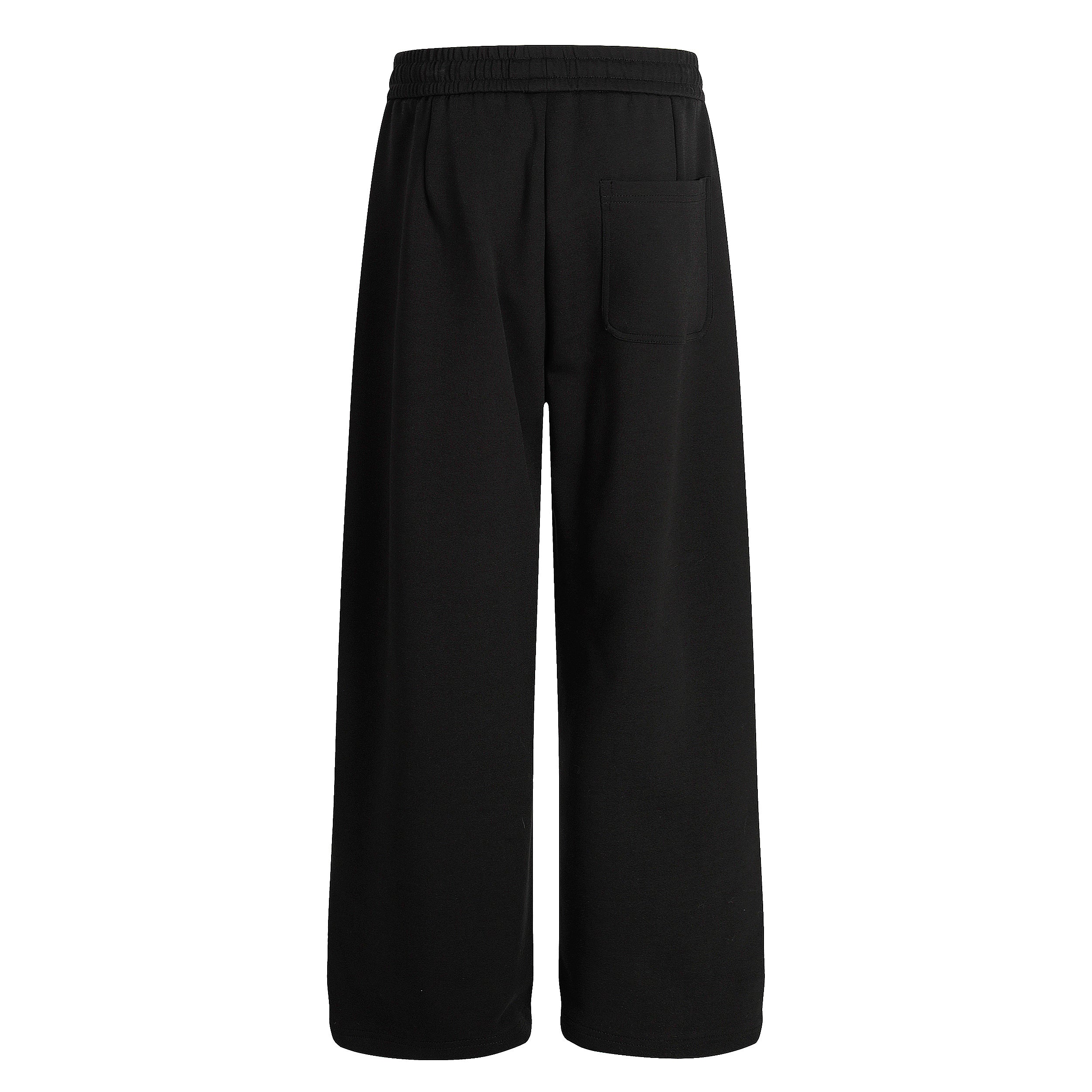 Drawstring Wide Leg Relaxed Sweatpants - Drenn