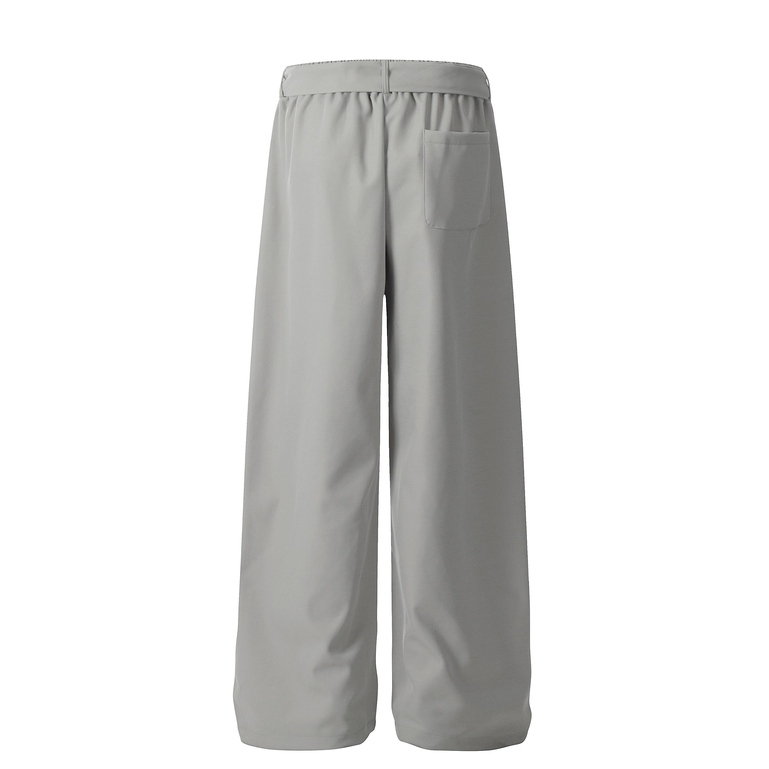 Pleated Belted Machete Track Pants - Drenn