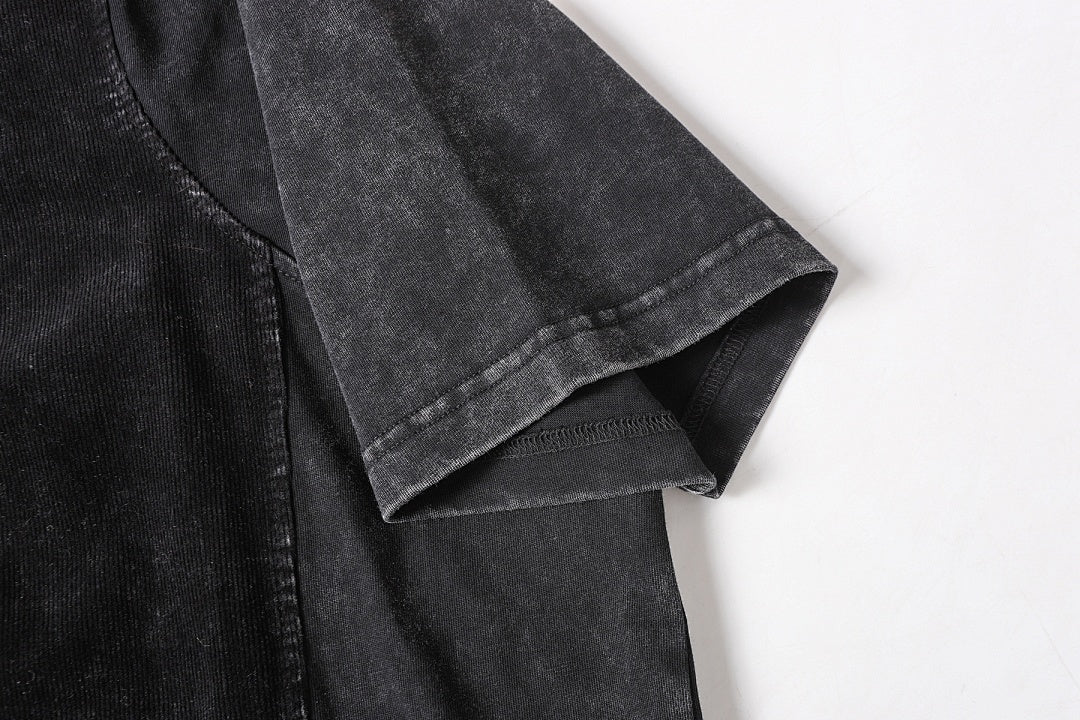 Panel Stitch Cotton T-Shirt - Drenn